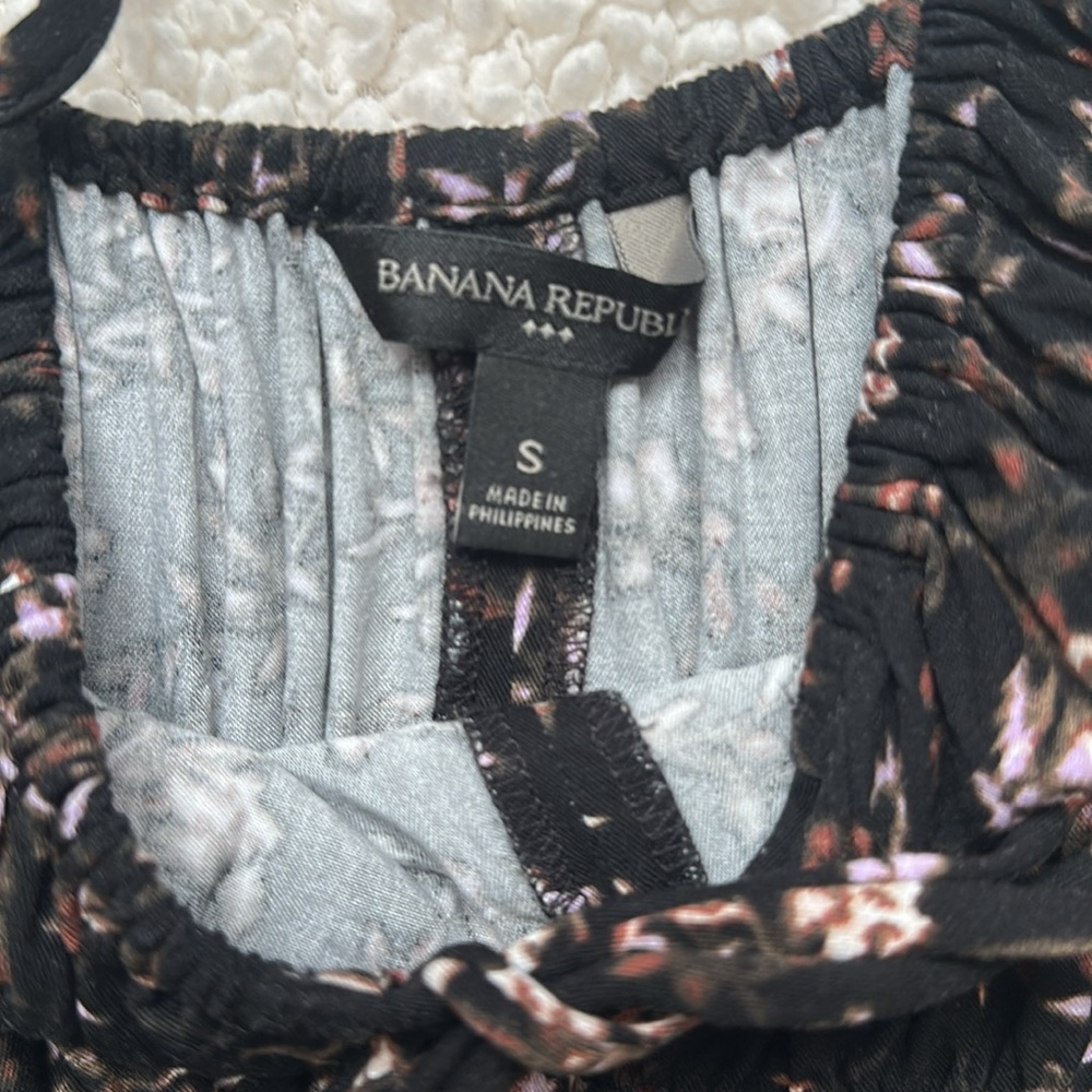 Banana Republic Floral Spaghetti Strap Dress Sundress Size S - Picture 4 of 9